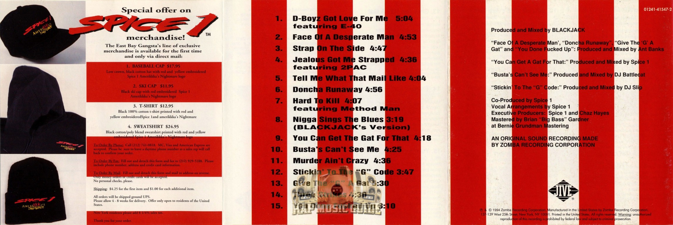 Spice 1 - AmeriKKKa's Nightmare: CD | Rap Music Guide